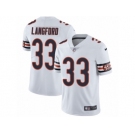 Men's Nike Chicago Bears #33 Jeremy Langford Vapor Untouchable Limited White NFL Jersey