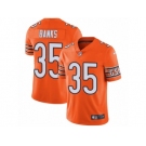 Men's Nike Chicago Bears #35 Johnthan Banks Vapor Untouchable Limited Orange Rush NFL Jersey