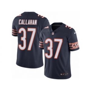 Men's Nike Chicago Bears #37 Bryce Callahan Limited Navy Blue Rush NFL Jersey