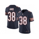 Men's Nike Chicago Bears #38 Adrian Amos Limited Navy Blue Rush NFL Jersey