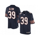 Men's Nike Chicago Bears #39 Jacoby Glenn Limited Navy Blue Team Color NFL Jersey