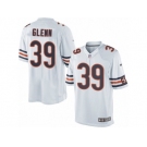 Men's Nike Chicago Bears #39 Jacoby Glenn Limited White NFL Jersey