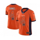 Men's Nike Chicago Bears #4 Chase Daniel Limited Orange Rush Drift Fashion NFL Jersey