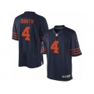 Men's Nike Chicago Bears #4 Connor Barth Limited Navy Blue 1940s Throwback Alternate NFL Jersey