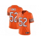 Men's Nike Chicago Bears #52 Christian Jones Vapor Untouchable Limited Orange Rush NFL Jersey