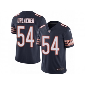 Men's Nike Chicago Bears #54 Brian Urlacher Limited Navy Blue Rush NFL Jersey