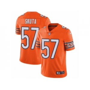 Men's Nike Chicago Bears #57 Dan Skuta Vapor Untouchable Limited Orange Rush NFL Jersey