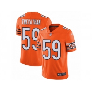 Men's Nike Chicago Bears #59 Danny Trevathan Vapor Untouchable Limited Orange Rush NFL Jersey