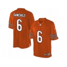 Men's Nike Chicago Bears #6 Mark Sanchez Limited Orange Alternate NFL Jersey