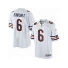 Men's Nike Chicago Bears #6 Mark Sanchez Limited White NFL Jersey