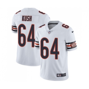 Men's Nike Chicago Bears #64 Eric Kush White Vapor Untouchable Limited Player NFL Jersey