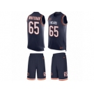 Men's Nike Chicago Bears #65 Cody Whitehair Limited Navy Blue Tank Top Suit NFL Jersey