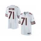 Men's Nike Chicago Bears #71 Josh Sitton Limited White NFL Jersey