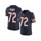 Men's Nike Chicago Bears #72 William Perry Limited Navy Blue Rush NFL Jersey