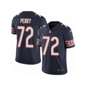 Men's Nike Chicago Bears #72 William Perry Limited Navy Blue Rush NFL Jersey