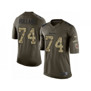 Men's Nike Chicago Bears #74 Jonathan Bullard Limited Green Salute to Service NFL Jersey