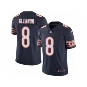 Men's Nike Chicago Bears #8 Mike Glennon Limited Navy Blue Rush NFL Jersey