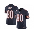 Men's Nike Chicago Bears #80 Victor Cruz Navy Blue Team Color Vapor Untouchable Limited Player NFL Jersey