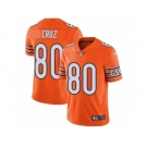 Men's Nike Chicago Bears #80 Victor Cruz Vapor Untouchable Limited Orange Rush NFL Jersey