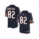 Men's Nike Chicago Bears #82 Logan Paulsen Limited Navy Blue Team Color NFL Jersey