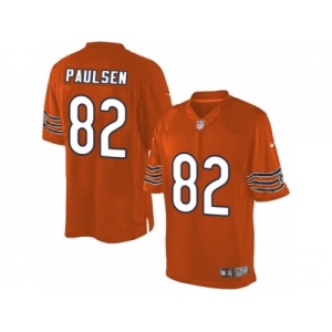 Men's Nike Chicago Bears #82 Logan Paulsen Limited Orange Alternate NFL Jersey