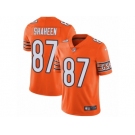 Men's Nike Chicago Bears #87 Adam Shaheen Vapor Untouchable Limited Orange Rush NFL Jersey