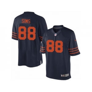 Men's Nike Chicago Bears #88 Dion Sims Limited Navy Blue 1940s Throwback Alternate NFL Jersey