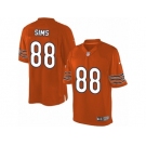 Men's Nike Chicago Bears #88 Dion Sims Limited Orange Alternate NFL Jersey