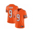 Men's Nike Chicago Bears #9 Connor Shaw Vapor Untouchable Limited Orange Rush NFL Jersey