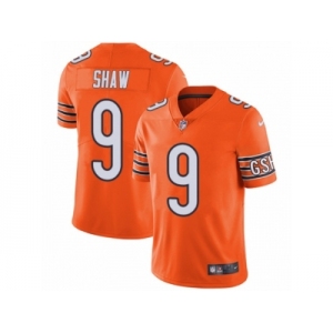 Men's Nike Chicago Bears #9 Connor Shaw Vapor Untouchable Limited Orange Rush NFL Jersey