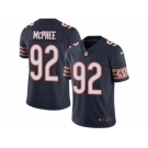 Men's Nike Chicago Bears #92 Pernell McPhee Limited Navy Blue Rush NFL Jersey