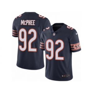 Men's Nike Chicago Bears #92 Pernell McPhee Limited Navy Blue Rush NFL Jersey