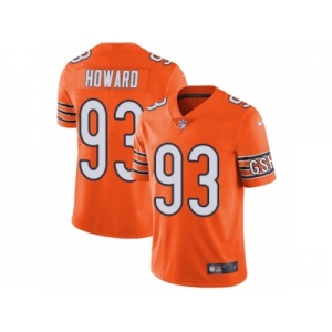 Men's Nike Chicago Bears #93 Jaye Howard Vapor Untouchable Limited Orange Rush NFL Jersey