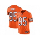 Men's Nike Chicago Bears #95 Richard Dent Vapor Untouchable Limited Orange Rush NFL Jersey