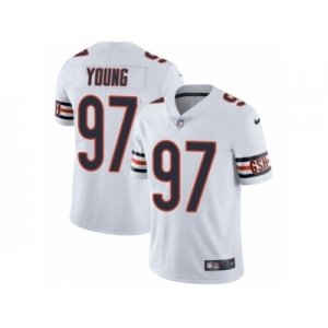 Men's Nike Chicago Bears #97 Willie Young Vapor Untouchable Limited White NFL Jersey