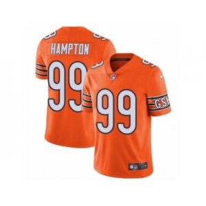 Men's Nike Chicago Bears #99 Dan Hampton Vapor Untouchable Limited Orange Rush NFL Jersey