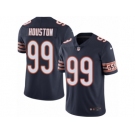 Men's Nike Chicago Bears #99 Lamarr Houston Limited Navy Blue Rush NFL Jersey