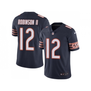 Nike Chicago Bears #12 Allen Robinson II Navy Blue Team Color Men Stitched NFL Vapor Untouchable Limited Jersey