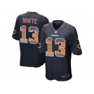 Nike Chicago Bears #13 Kevin White Navy Blue Team Color Men's Stitched NFL Limited Strobe Jersey