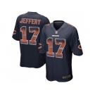 Nike Chicago Bears #17 Alshon Jeffery Navy Blue Team Color Men's Stitched NFL Limited Strobe Jersey