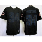 Nike NFL Jerseys Chicago Bears #34 Walter Payton Black[Nike Impact Limited]