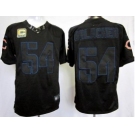 Nike NFL Jerseys Chicago Bears #54 Brian Urlacher Black[C Patch Impact Limited]