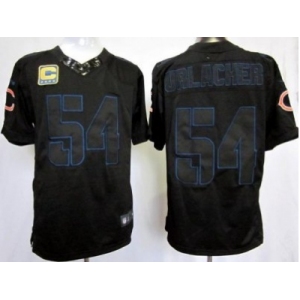 Nike NFL Jerseys Chicago Bears #54 Brian Urlacher Black[C Patch Impact Limited]