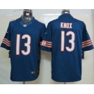 nike nfl jerseys chicago bears #13 knox blue[nike limited]