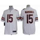 nike nfl jerseys chicago bears #15 brandon marshall white[nike limited]