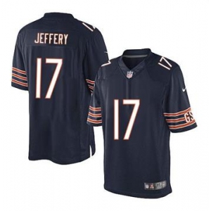 nike nfl jerseys chicago bears #17 jeffery blue[nike limited]