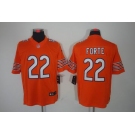 nike nfl jerseys chicago bears #22 matt forte orange[nike limited]