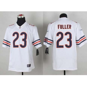 nike nfl jerseys chicago bears #23 fuller white[nike limited][fuller]