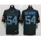 nike nfl jerseys chicago bears #54 urlacher black[nike limited]