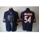 nike nfl jerseys chicago bears #54 urlacher blue[helmet tri-blend limited]